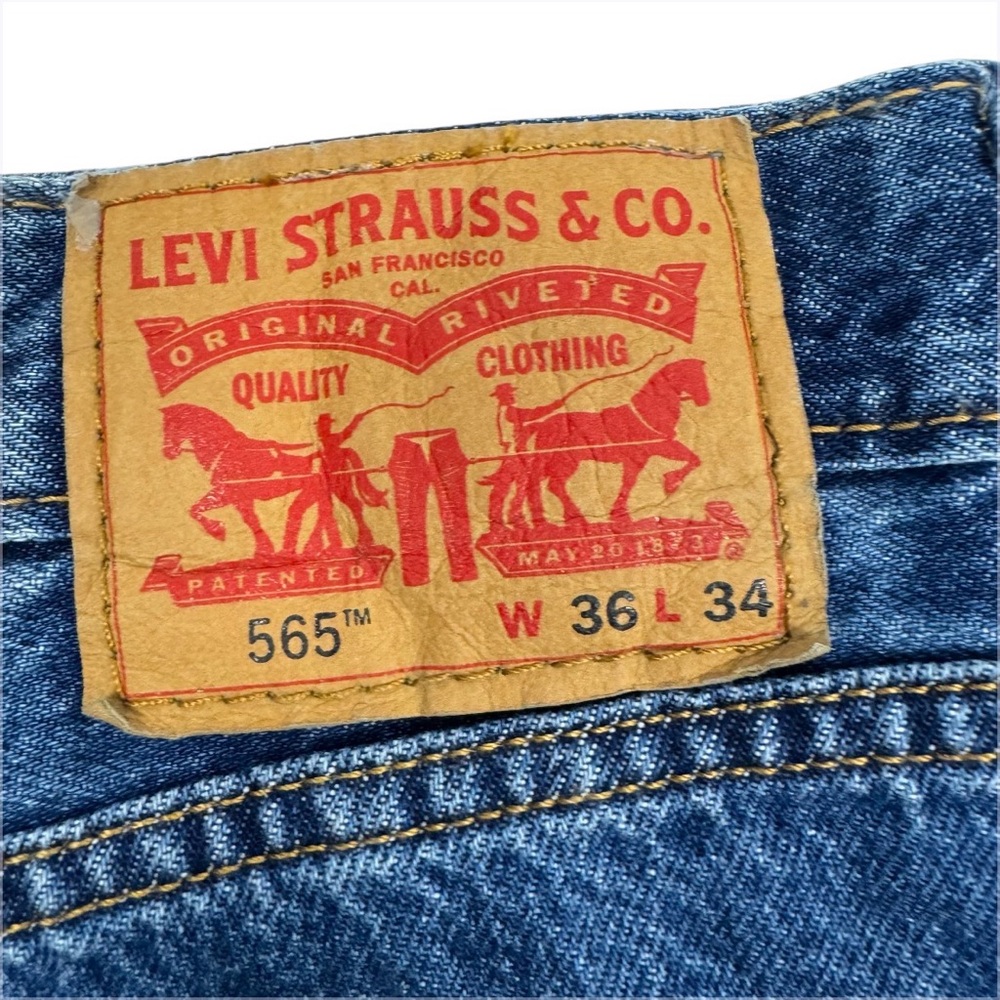 Levi’s 565 ‘97 Loose Straight Jeans 36”Waist - Picture 7 of 11